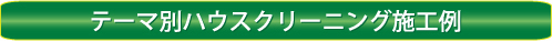 テーマ別のハウスクリーニング東京物件